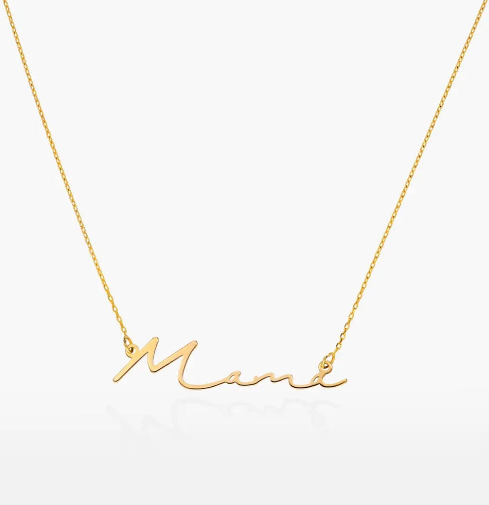 goldplated necklace